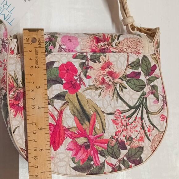 Time and Tru floral crossbody Riverdale Bag for womens over the shoulder bag NWT - Picture 4 of 9